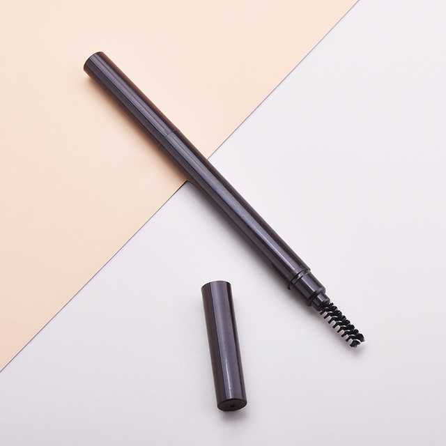 High Quality Plastic Luxury Empty Best Eyebrow Pencil，Wholesale Eyebrow Pencil with Brush