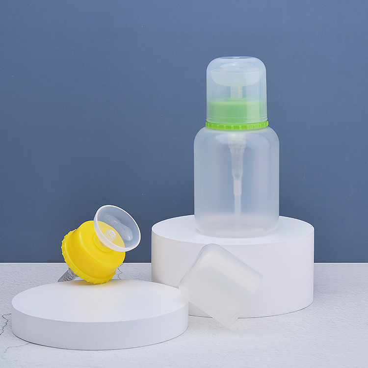 Pompe dissolvant de vernis à ongles 28/410 avec bouteille en plastique