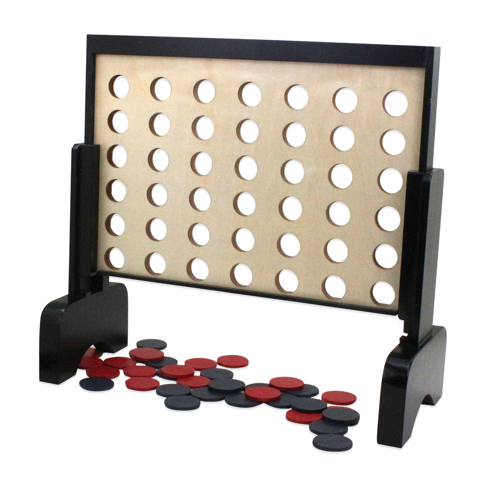 wooden outdoor game set four in a row connect 4 game for family outdoor games