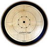 30" Wooden Black Tournament Canada Board Crokinole Game Set