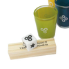  Tumbling Tower Blocks Stacking Party Game 52 Blocks with Fun Tasks and Entertaining Commands with 4 Glass Cups Customization.