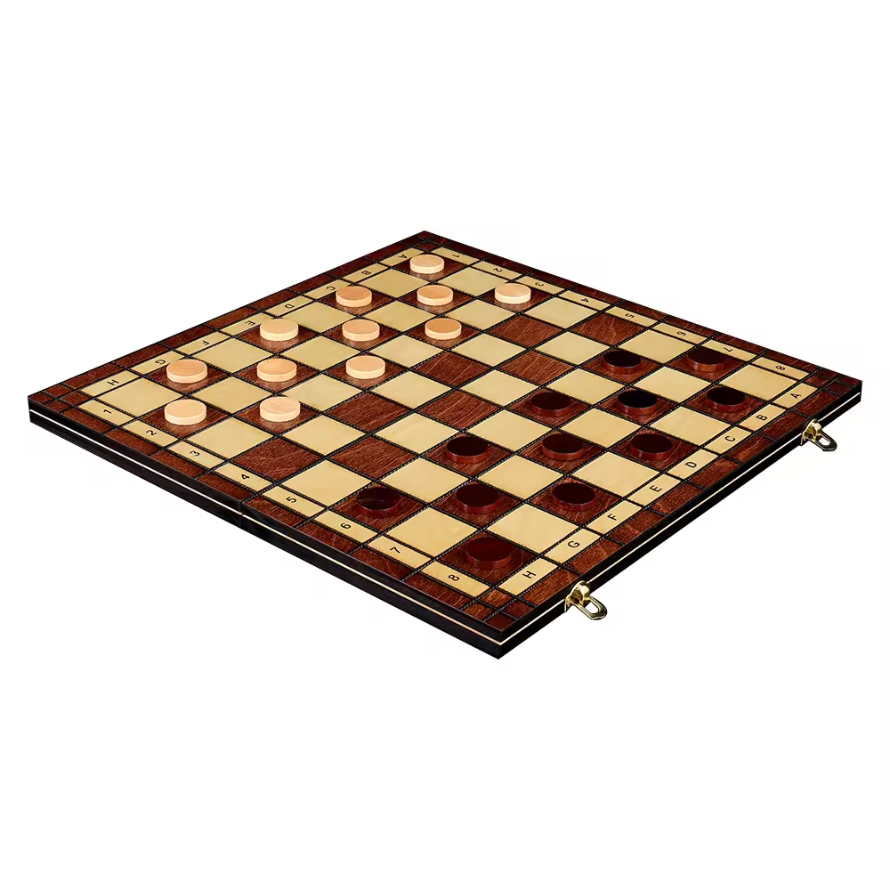 Multiple Sizes Available Luxury Wooden Chess And Backgammon Game Set Foldable Wooden Chess Set Board Game Handmade Portable