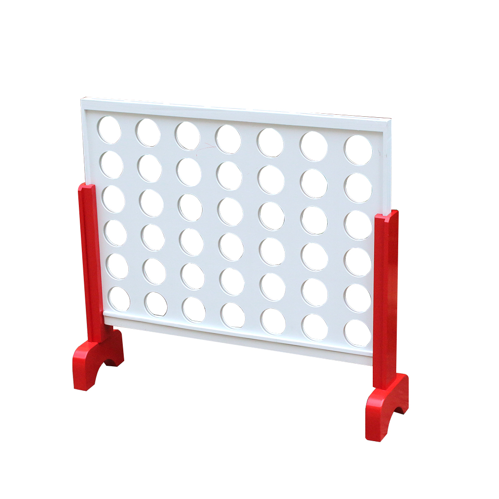 Luminous Wooden 4 in A Row Game Huge Light Connect Four