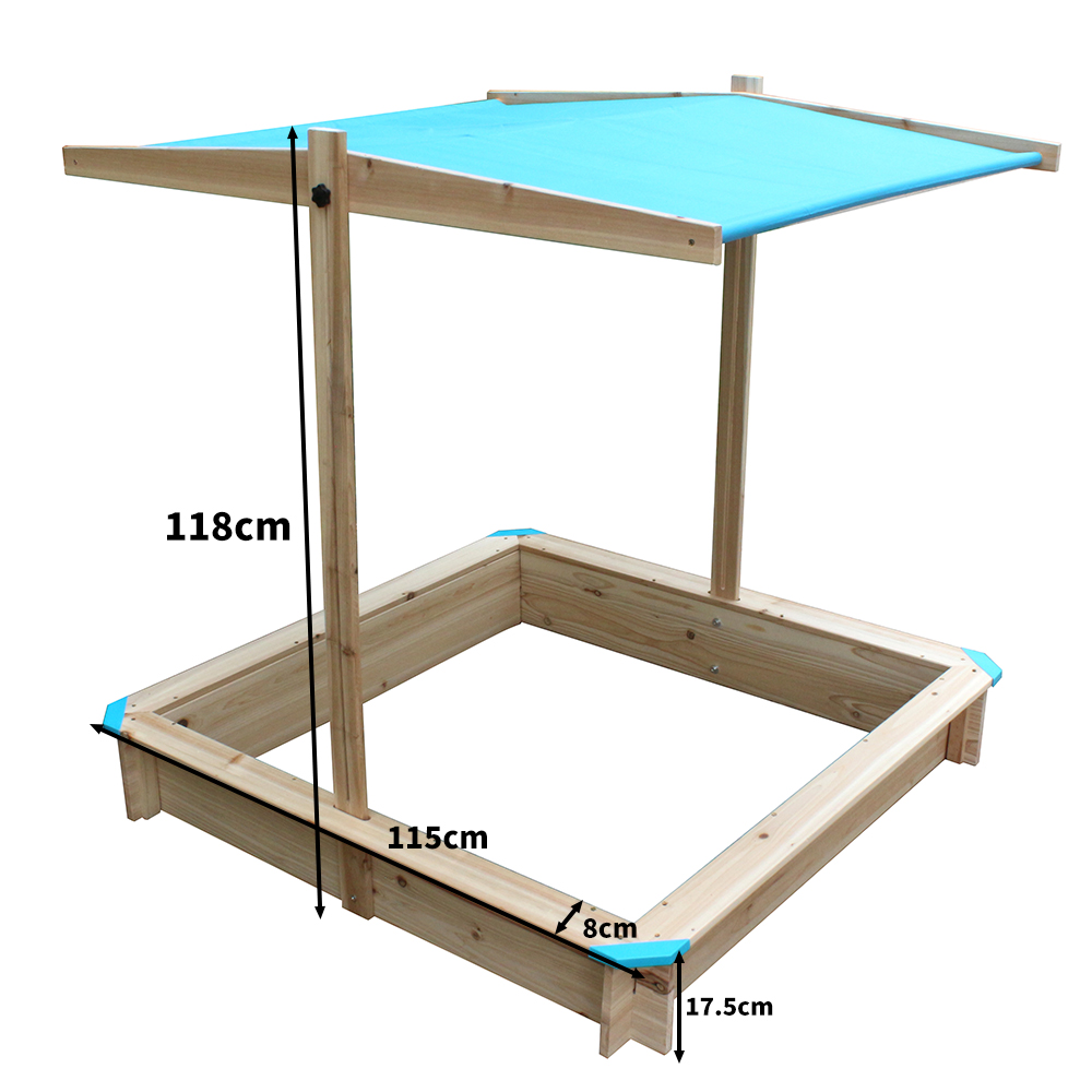 Children Natural Color Sandbox Kids role sand box wholesale sand pit Manufacturer of wood products for 25 years