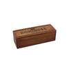 28 Tiles Double 6 Dominoes (Pips/Dots) Game Set - Jumbo Tournament Size Dominos with Dark Oak Wood Case