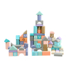 Kids Montessori Wood Block Toys Intelligence Toys Building Blocks Educational Toys Alphabet Letter Blocks Box