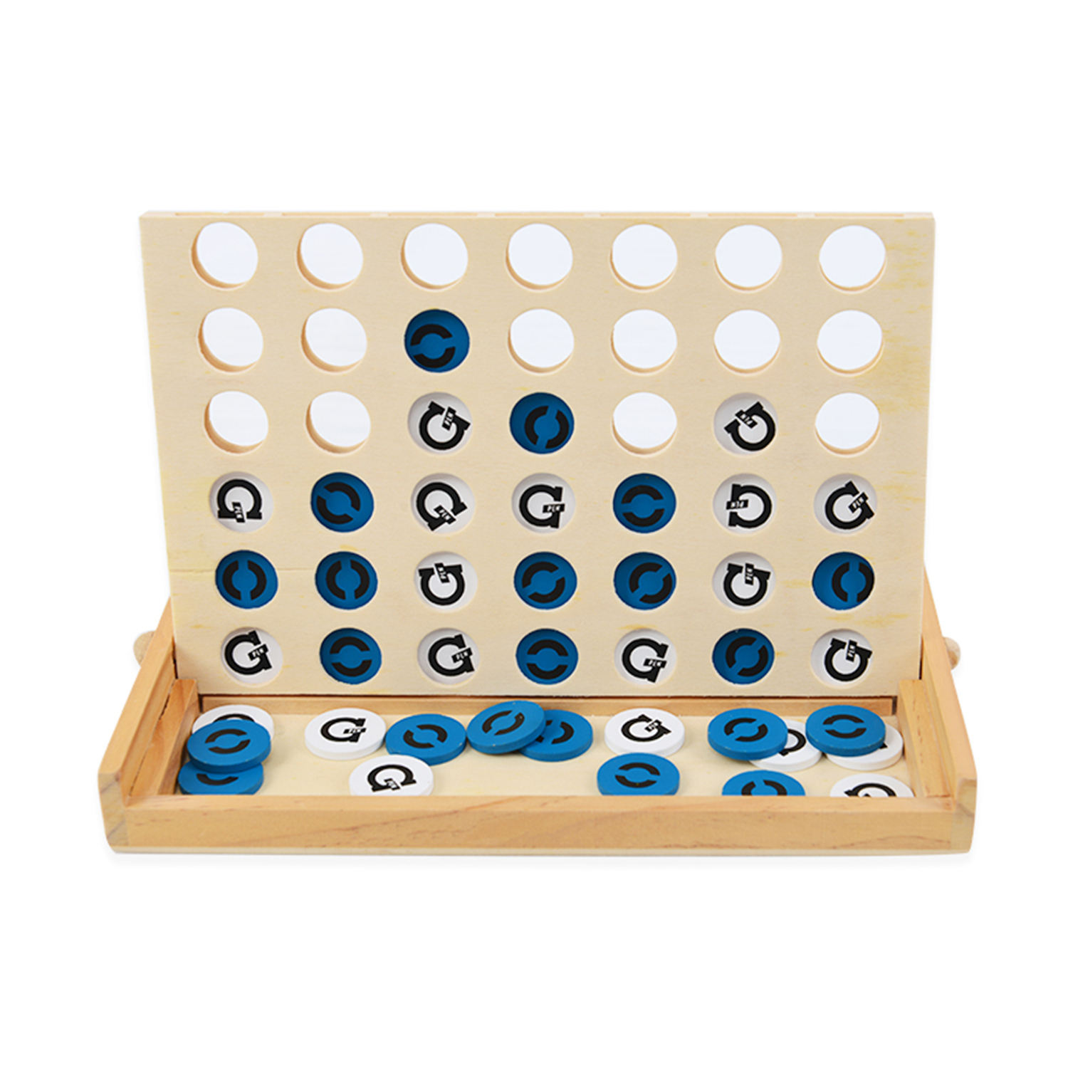 Mini Table Game Set Indoor Outdoor Neutral Wooden Travel CLASSIC BOARD GAME Board Games Coffee Table Decor Montessori Connect 4.