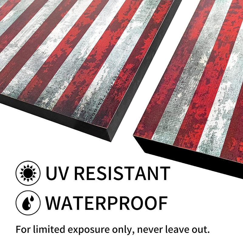 Premium USA Flag Series All-Wood Cornhole Set - Includes 2 Regulation Cornhole Boards,Carrying Case And 8 Cornhole BagsFun Outdoor Game for Holiday Weekends,cookouts