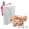 Giant Wooden Yard Dice Set of 6 Yardzee and Yardkle Games Yard Outdoor Lawn Games for Adults and Family