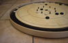Wooden Circle Crokinole Tournament Size Boards Or Discs with Carry Case Standard Size