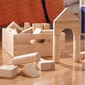 colorful Lewo Wooden Stacking Board Games Building Blocks for Kids Boys Girls