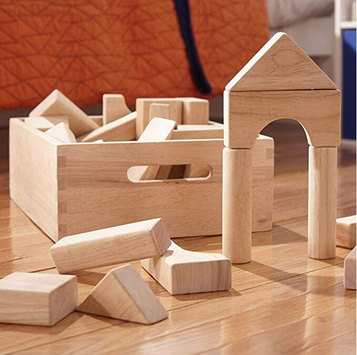 colorful Lewo Wooden Stacking Board Games Building Blocks for Kids Boys Girls