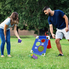 Portable Collapsible Cornhole Set with 2 Boards 8 Bean Bags Carrying Case for Yard Toss Game Indoor Outdoor Camping (3 X 2feet)