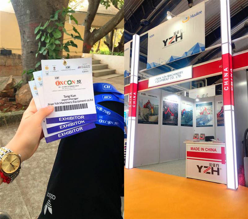 YZH-personeel arriveert op EXCON-tentoonstelling in India-1