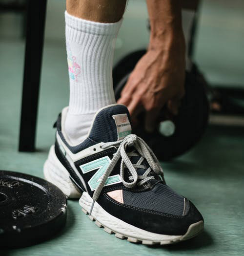 89white crew socks