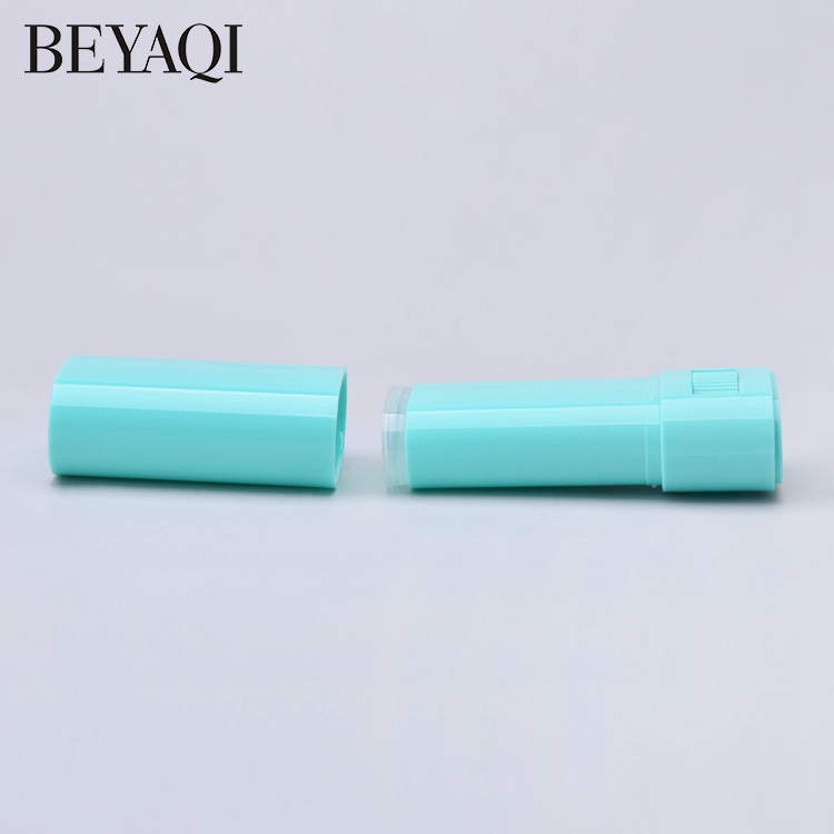  Recargable Vacío Oval Plano Reemplazable 21g Plástico PP Botella De Desodorante De Plástico Desodorante Antitranspirante Botella En Barra Botella De Desodorante Oval