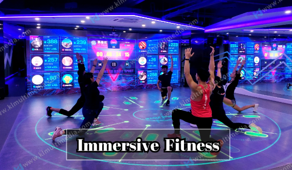 immersive fitness room