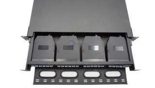 Factory Manufacturing 48 Core 19 Inch 1U with MPO/MTP To LC OM3 LC SC Connectors Cassette Mpo Patch Panel