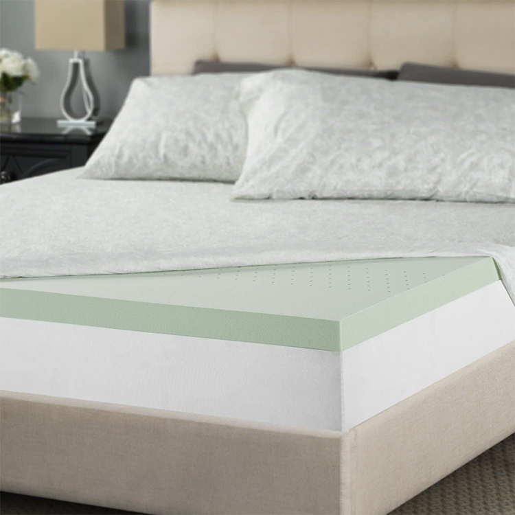 CPS Green Tea Memory Foam Mattress Topper