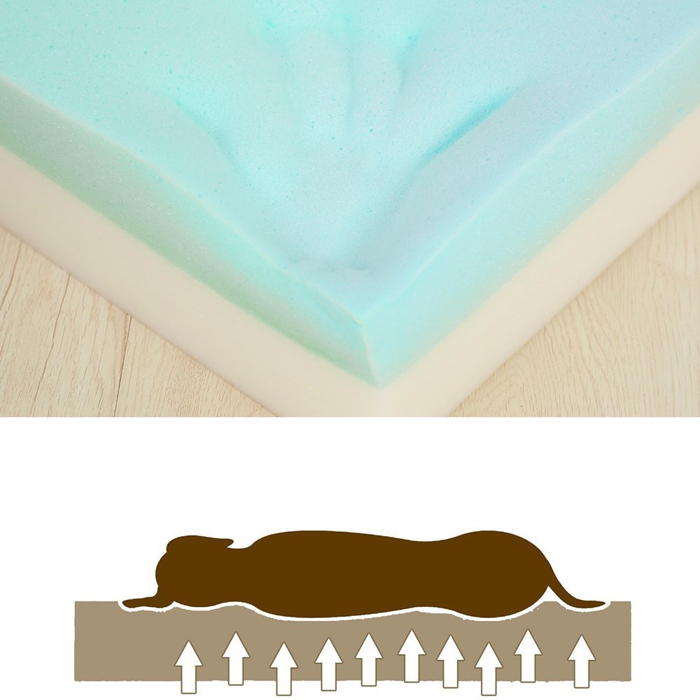CPS Eco-Friendly Custom New Arrival Memory Foam Wear-Resistant Wholesale Factory Waterproof Pet Bed 
