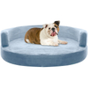 Hard-wearing Machine washed Faux Suede Memory Foam Pet Bed For Dog