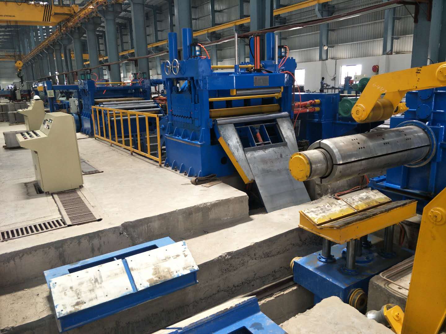 High speed slitting line