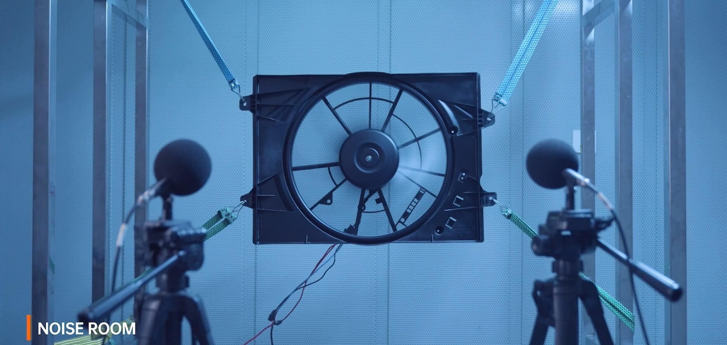 K&uuml;hlventilator-Ger&auml;uschraum