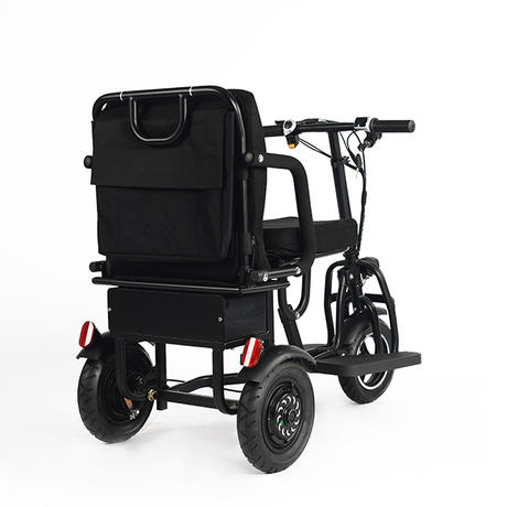 electric wheelchair back view