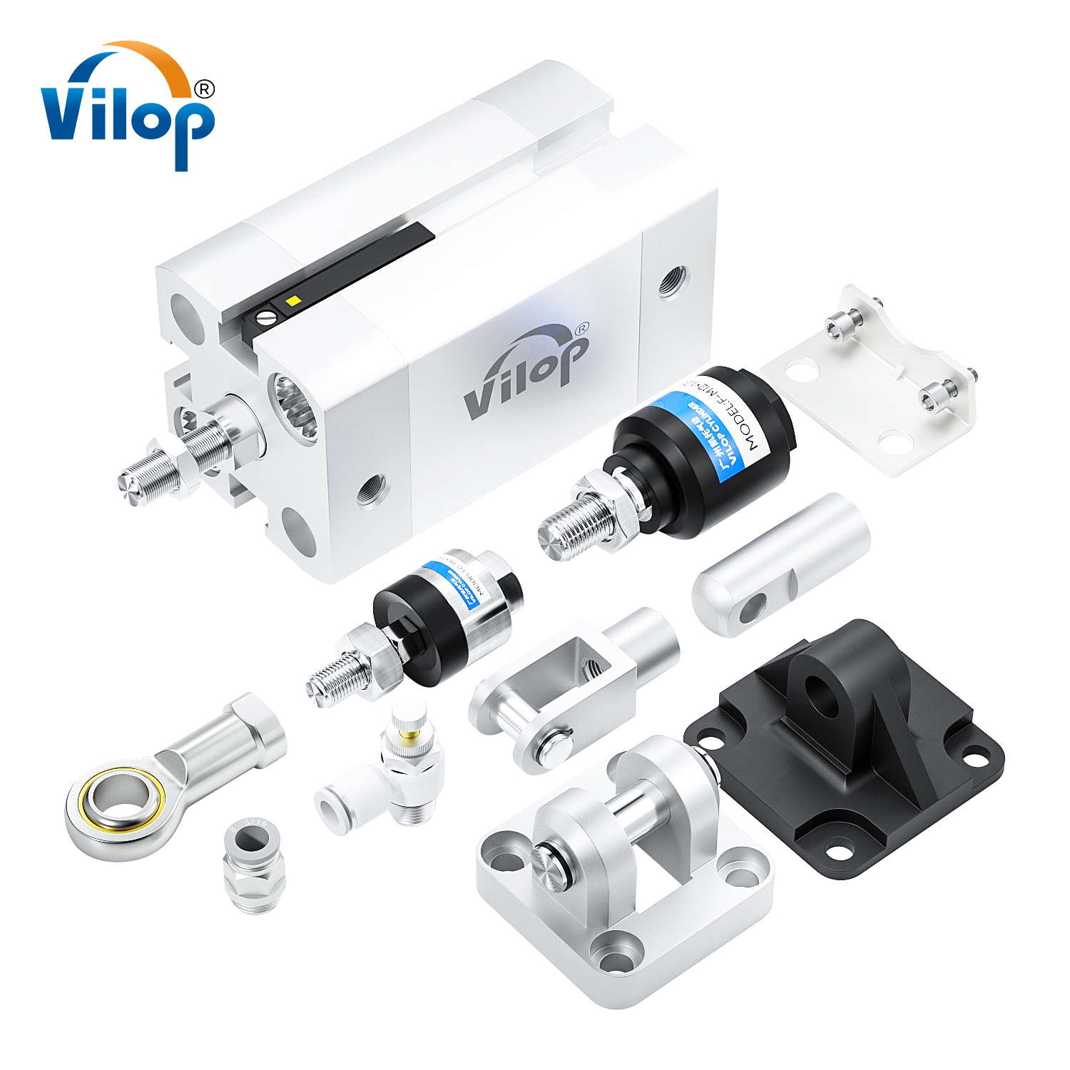 ADN/TADN/ADNJ Series Long Stroke Pneumatic Cylinder New Compact ISO21287 Standard Double Acting Cylinder Pneumatic Parts