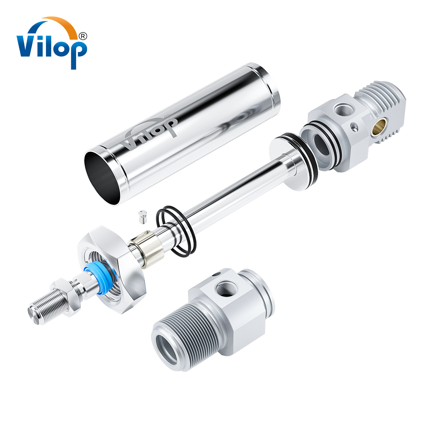 DN/DSNU 20 Series Stainless Steel Mini Pneumatic Cylinder ISO6432 Standard SMC Pneumatic Cylinder Pneumatic Parts