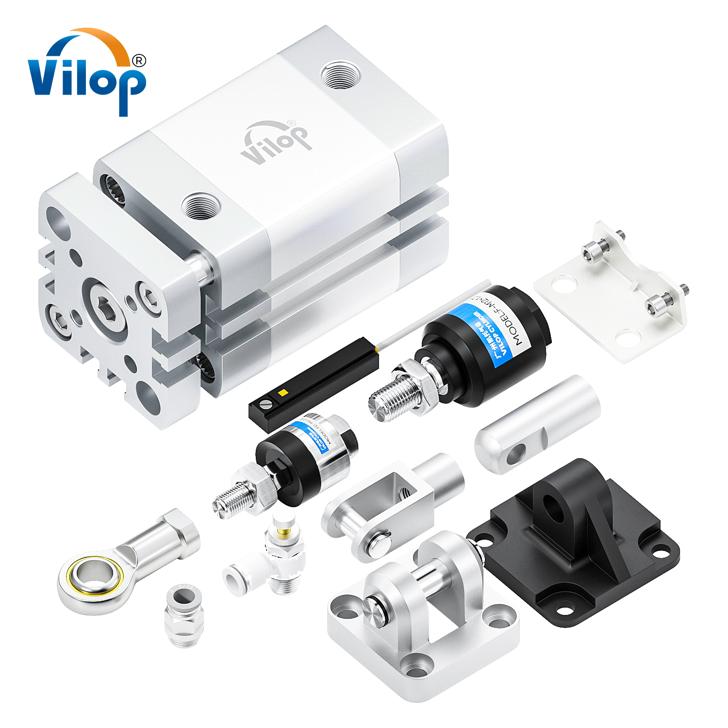 TADN/ADNGF Series Long Stroke Pneumatic Cylinder New Compact ISO21287 Standard Double Acting Cylinder Pneumatic Parts