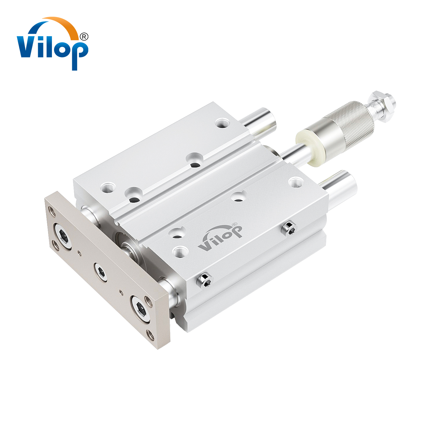 MGPM/MGPL 12 Compact Tri-Rod Pneumatic Air Cylinder New Double-Acting Stainless Steel Industrial Part