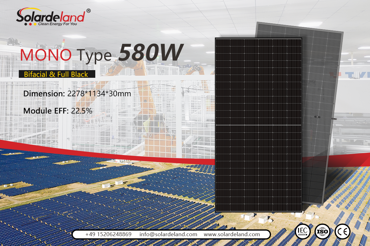 โมดูล PV 580W