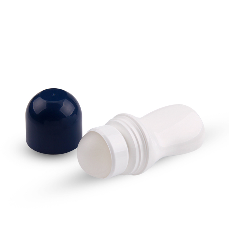 Colorido de moda Buena calidad Impresión personalizada 50 ml Diámetro de la bola 35 mm Plástico multifuncional Desodorante Crema para ojos Rollo en botella de perfume vacía