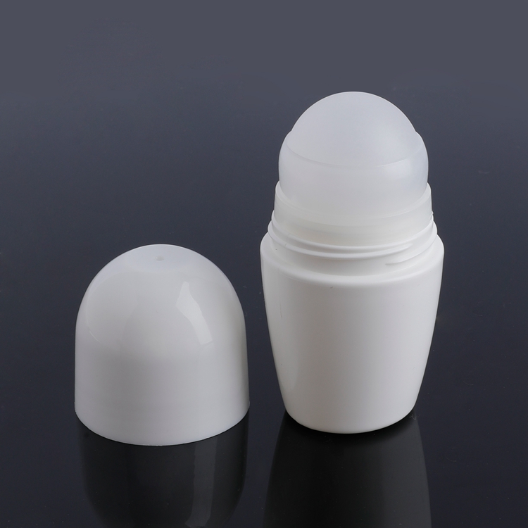 Alta calidad Biodegradable Multifuncional Simplicidad 50 ml Diámetro de la bola 35.56 Color personalizado Crema para ojos Desodorante Aceite esencial Antitranspirante Perfume de plástico Botella de bola de rodillo