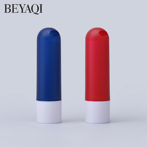Cute Blue Red Lipgloss Tube Private Label 4.8g Mini Empty Lip Balm Lip Stick Containers