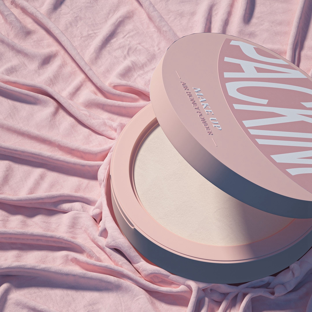 estojo compacto para p&oacute; facial