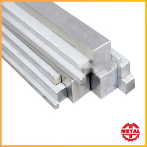 304 Stainless Steel Square Bar Stock – 1/4 X 1/4 Inch X 72 Inches Long, Annealed