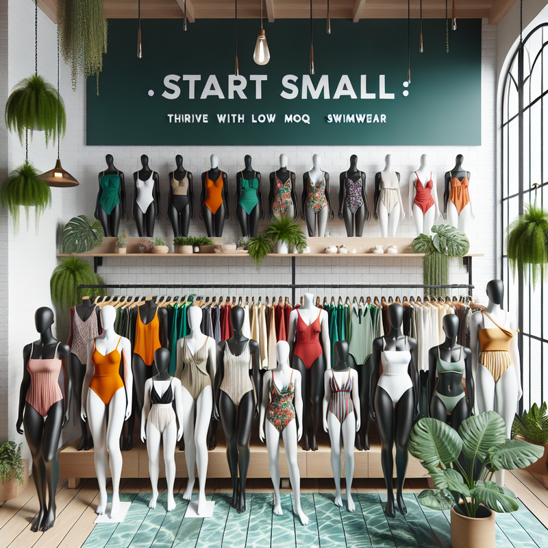 از کوچک شروع کنید: با لباس شنا کم MOQ رشد کنید