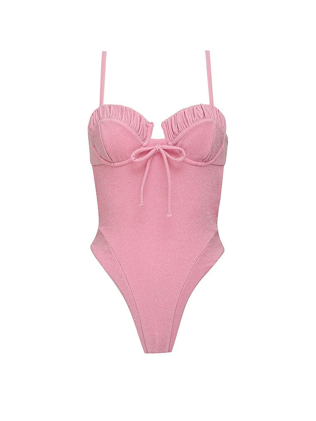 Pink Sweet Bow badedragt