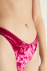 Lingerie sexy per donna in velluto orchidea