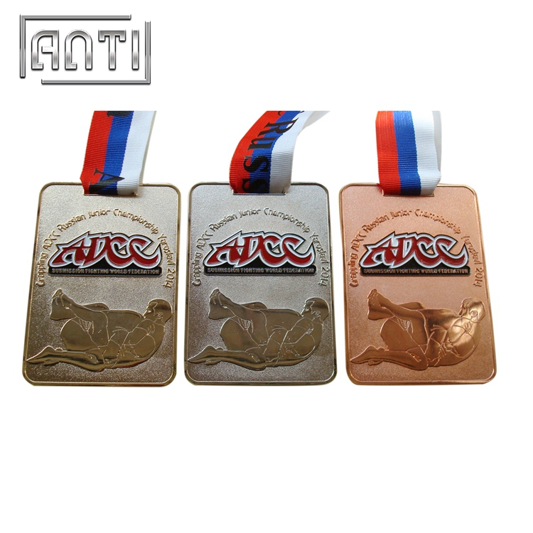 Factory Direct Sale Sport Medal Jujitsu Medal ADCC Sport Medal Wrestling Medal