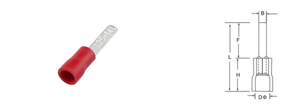 Chip Insulated Pre-Insulated Single Termina