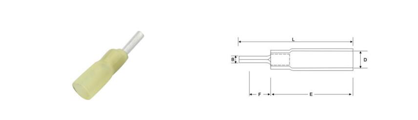 Heat Shrink Terminal Connector for sale