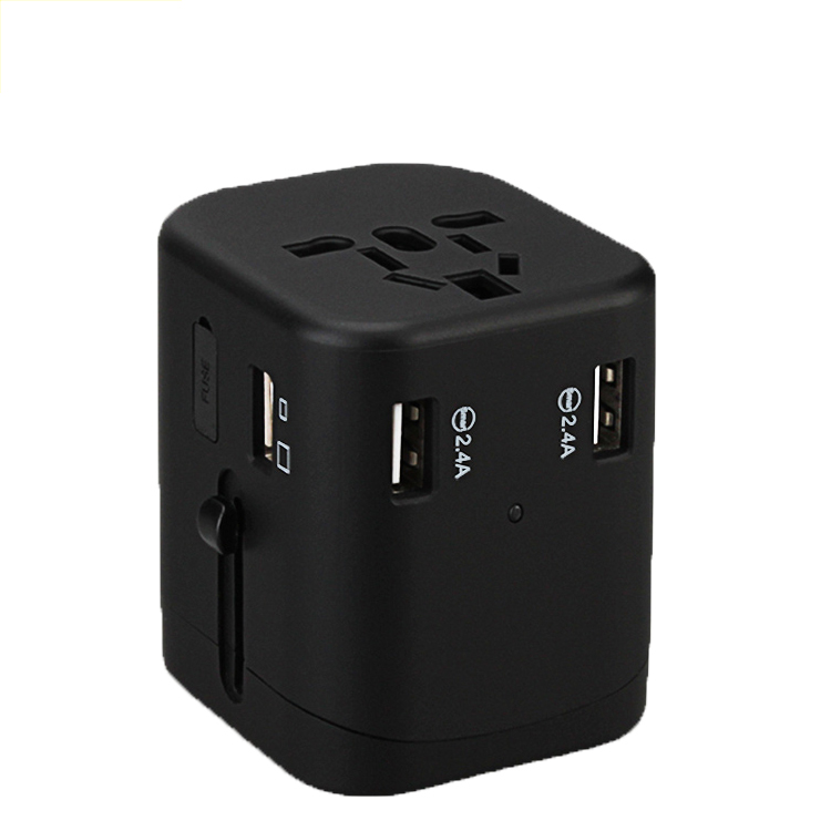 13685C Universal Travel Adapter Socket Plugs Multi Plug Outlet 4500mA Worldwide Wall USB Charger