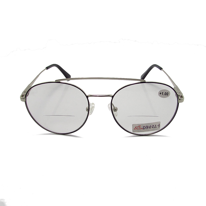 Intelligent Photochromic Pilot Sunglasses Bifocal Reading glasses magnifier Men Women Look Near Far Presbyopia Spectacles 