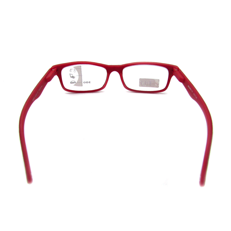 Imitation wood grain plastic reading glasses for women