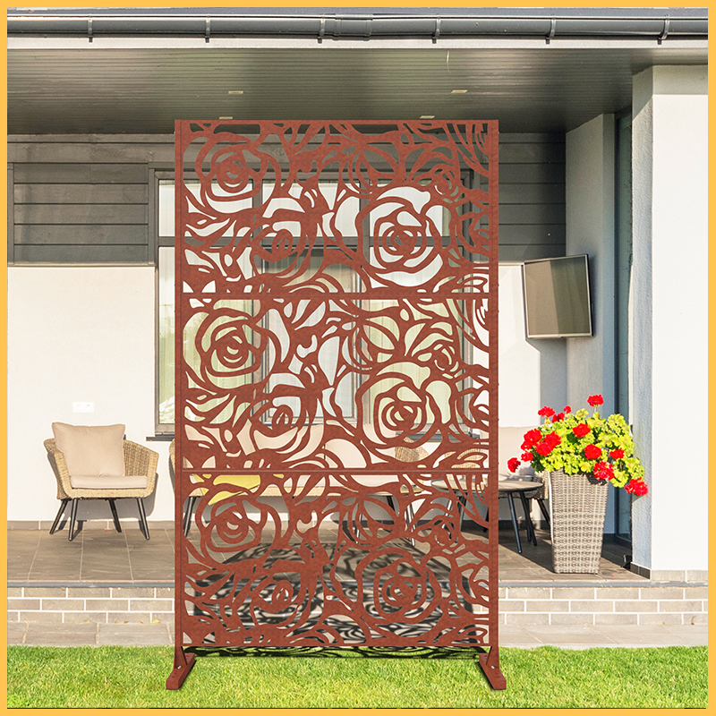 Metal Partition Privacy Screen