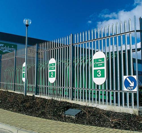 metal palisade security fencing