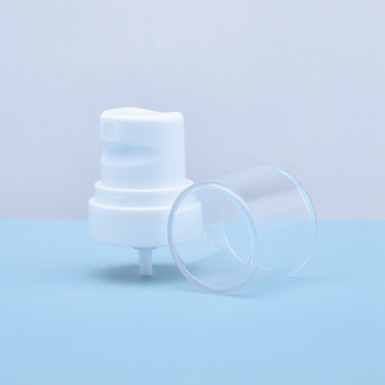 Pompe à crème en plastique avec couvercle